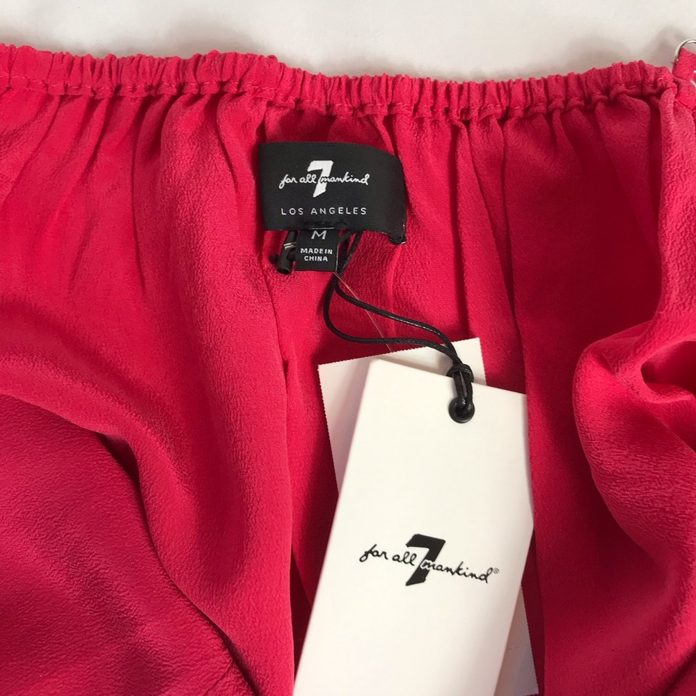 7 For All Mankind Babydoll Silk Cami (M) NWT - Picture 5 of 6